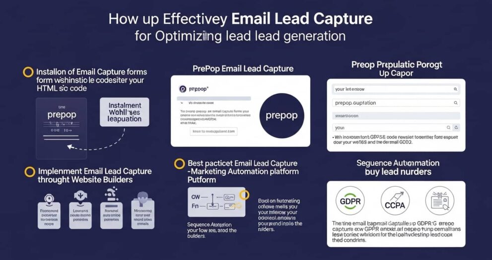 What Is Prepop Email Lead Capture